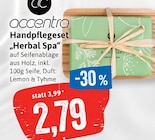 Handpflegeset 'Herbal Spa' Angebote von accentra bei Kaufhaus Stolz Rostock für 2,79 €
