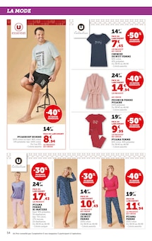 Promo Pyjama Femme dans le catalogue Hyper U du moment à la page 34