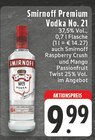 Premium Vodka No. 21 von Smirnoff für 9,99 € bei EDEKA im Angebot Premium Vodka No. 21 von Smirnoff im aktuellen EDEKA Prospekt