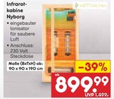 Infrarotkabine Nyborg von ARTSAUNA im aktuellen Netto Marken-Discount Prospekt für 899,99 €