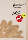 Décoration murale Meera corde dans le catalogue Maxi Bazar