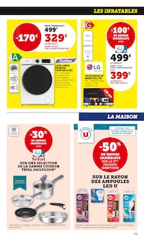 Promotion Aspirateur dans le prospectus Hyper U, valable du 04/11/2025 au 16/11/2025 Promo Aspirateur dans le catalogue Hyper U du moment à la page 49