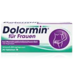 Dolormin für Frauen bei Menstruationsbeschwerden mit Naproxen bei LINDA im Zeulenroda Prospekt für 7,98 €