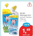 00 WC Aktivgel 4in1 im aktuellen budni Prospekt