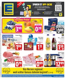 EDEKA Prospekt für Burghausen mit 28 Seiten EDEKA Prospekt für Burghausen: "SPAREN IST APP SACHE", 28 Seiten, 20.10.2025 - 25.10.2025