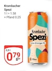 Spezi Cola-Orange-Mix Angebote von Krombacher bei GLOBUS Oberhausen für 0,79 €