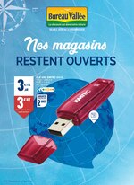 Catalogue Bureau Vallée à Créteil, avec 8 pages Prospectus Bureau Vallée à Créteil, "Nos magasins restent ouverts", 8 pages, 02/11/2020 - 14/11/2020
