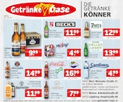 Cola im Getränke Oase Prospekt in Fröndenberg Aktueller Getränke Oase Prospekt mit Cola, "Aktuelle Angebote", Seite 1