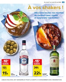 Promo Vodka dans le catalogue Carrefour du moment à la page 45