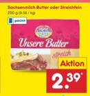 Butter oder Streichfein Angebote von Sachsenmilch bei Netto Marken-Discount Gotha für 2,39 €