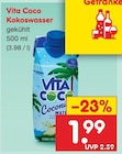 Aktuelle Wasser Angebote bei Netto Marken-Discount in Kiel Aktuelles Kokoswasser Angebot bei Netto Marken-Discount in Kiel ab 1,99 €