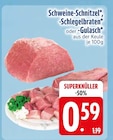 Schweine-Schnitzel von  im aktuellen EDEKA Prospekt für 0,59 €