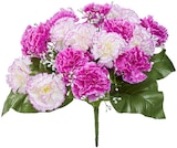 Piquet oeillets et gypsophyle dans le catalogue Gifi