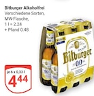 Bitburger Alkoholfrei im Angebot bei GLOBUS in Neubrandenburg Bitburger Alkoholfrei Angebote bei GLOBUS Neubrandenburg für 4,44 €