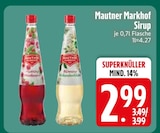 Sirup im Angebot bei EDEKA in Memmingen Sirup Angebote von Mautner Markhof bei EDEKA Memmingen für 2,99 €