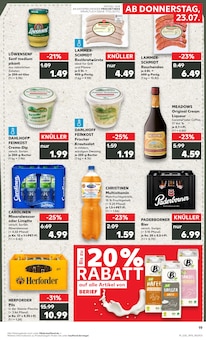 Bier im Kaufland Prospekt "Hier bin ich richtig" mit 56 Seiten (Löhne)