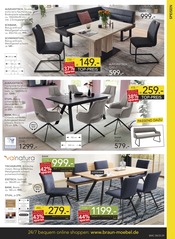 Eckbank im BRAUN Möbel-Center Prospekt in Offenburg Aktueller BRAUN Möbel-Center Prospekt mit Eckbank, "Gröööößter Sale des Jahres!", Seite 9