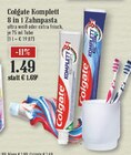 Komplett 8 in 1 Zahnpasta ultra weiß Angebote von Colgate bei EDEKA Hilden für 1,49 €