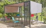 Tonnelle panneaux déco en promo à 379,00 € chez Hyper U Tonnelle panneaux déco dans le catalogue Hyper U