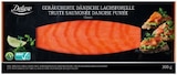 Truite saumonée danoise fumée - DELUXE - Lidl à Mantes-la-Jolie Truite saumonée danoise fumée - DELUXE en promo chez Lidl Mantes-la-Jolie à 8,99 €