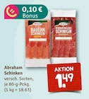 Schinken im Angebot bei nahkauf in Hürth Schinken Angebote von Abraham bei nahkauf Hürth für 1,49 €