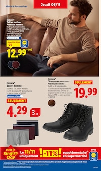 Promo Gilet Homme dans le catalogue Lidl du moment à la page 55