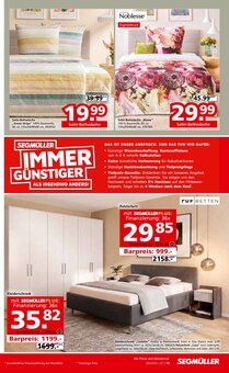 Bett im Segmüller Prospekt "Highlight Angebote" mit 46 Seiten (München)