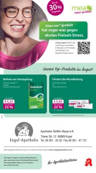 Aktueller mea - meine apotheke Prospekt "Unsere August-Angebote" Aktueller mea - meine apotheke Prospekt