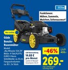 Benzin-Rasenmäher Angebote von Güde bei Lidl Singen für 269,00 €