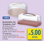 Kuchenbehälter Angebote von Rotho bei diska Hof für 5,00 €