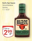 Smokey Chipotle Sauce im Angebot bei GLOBUS in Neunkirchen Smokey Chipotle Sauce Angebote von Bull's-Eye bei GLOBUS Neunkirchen für 2,99 €