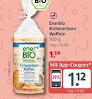 Kichererbsen Waffeln Angebote von enerBIO bei Rossmann Mainz für 1,12 €