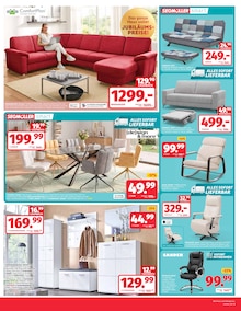 Couch im Segmüller Prospekt "Zum Glück gibt’s Segmüller - 10% Cashback" mit 6 Seiten (Nürnberg)