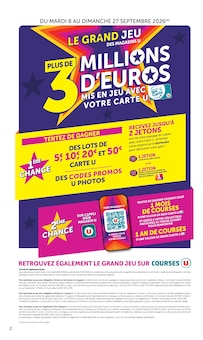 Catalogue U Express de la semaine 37, "U Express", page 2, 08/09/2026 - 20/09/2026 Prospectus U Express en cours, "U Express", page 2 sur 20