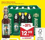 Aktuelles Allgäuer Büble Edelbräu Angebot bei Netto Marken-Discount in Ravensburg ab 12,99 €