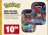 Mini-Tin-Box Mega Helden im Angebot bei Marktkauf in Reutlingen Mini-Tin-Box Mega Helden Angebote von Pokémon bei Marktkauf Reutlingen für 10,99 €