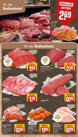 Schweinefleisch im REWE Prospekt in Neustadt Aktueller REWE Prospekt mit Schweinefleisch, "Dein Markt", Seite 6