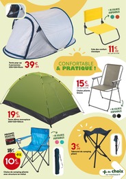 Offre Chaise De Camping dans le catalogue Maxi Bazar du moment à la page 19