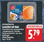 Lachsfilet mit Haut von GUT&GÜNSTIG für 5,79 € bei EDEKA im Angebot Lachsfilet mit Haut von GUT&GÜNSTIG im aktuellen EDEKA Prospekt