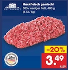 Hackfleisch gemischt bei Netto Marken-Discount im Schönberg Prospekt für 3,49 €