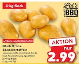Dtsch./franz. Speisekartoffeln für 2,99 € bei Kaufland im Angebot Dtsch./franz. Speisekartoffeln im aktuellen Kaufland Prospekt