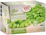 Bohnen im REWE Prospekt Bio Edamame von Soto im aktuellen REWE Prospekt für 2,99 €