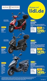 Lidl Motorrad im Prospekt 