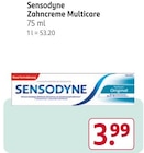 Zahncreme Multicare von Sensodyne im aktuellen Rossmann Prospekt für 3,99 €