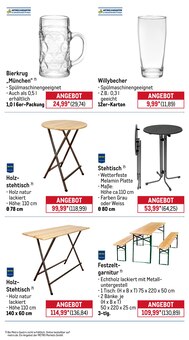 Gartentisch Angebot im METRO Prospekt, gültig von 01.06.2026 bis 30.06.2026 Gartentisch Angebot im aktuellen METRO Prospekt auf Seite 40