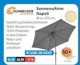 V-Markt Mindelheim - Sonnenschirm Napoli Angebot im Prospekt Sonnenschirm Napoli bei V-Markt im Mindelheim Prospekt für 54,99 €