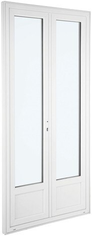 Brico Dépôt Houilles - PORTE-FENÊTRE PVC BLANC 2 VANTAUX LARG. 140 X HAUT. 215 CM UW*=1,2 Promo PORTE-FENÊTRE PVC BLANC 2 VANTAUX LARG. 140 X HAUT. 215 CM UW*=1,2 dans le catalogue Brico Dépôt "Fenêtres" à Houilles