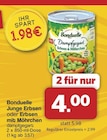 famila Nordwest Syke - Junge Erbsen oder Erbsen mit Möhrchen Angebot im Prospekt Junge Erbsen oder Erbsen mit Möhrchen bei famila Nordwest im Syke Prospekt für 4,00 €
