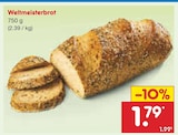 Weltmeisterbrot für 1,79 € bei Netto Marken-Discount im Angebot Weltmeisterbrot im aktuellen Netto Marken-Discount Prospekt
