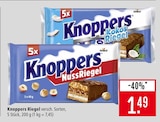 Knoppers NussRiegel im Angebot bei Marktkauf in Filderstadt Knoppers NussRiegel Angebote von Storck bei Marktkauf Filderstadt für 1,49 €
